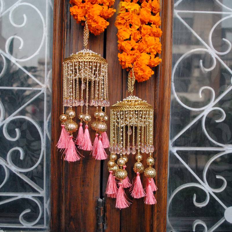 Chandelier kaleera with tassels - set of 2 pieces