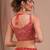red georgette embroidered lehenga choli with dupatta