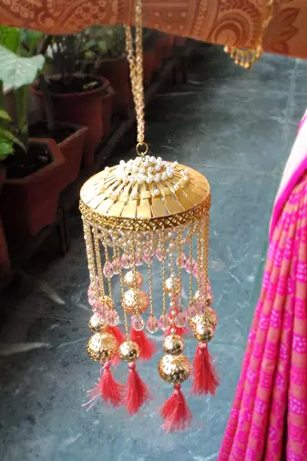 Chandelier kaleera with tassels - set of 2 pieces