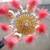 Chandelier kaleera with tassels - set of 2 pieces