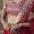 red georgette embroidered lehenga choli with dupatta