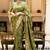 Mehendi green woven art silk saree with blouse