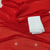 red bandhani georgette saree with unstitched blouse