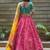 pink art silk embroidered lehenga choli with dupatta