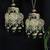 Green ombre kaleere - set of 2 pieces
