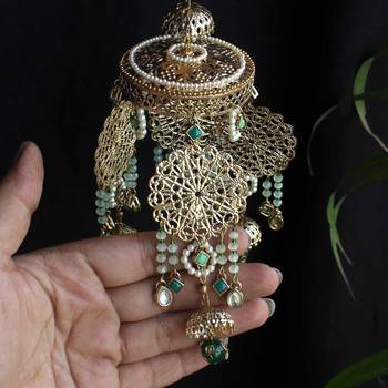 Green ombre kaleere - set of 2 pieces 4