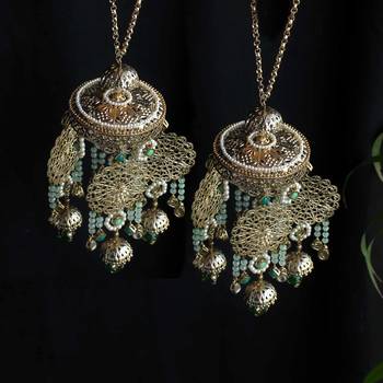 Green ombre kaleere - set of 2 pieces 5