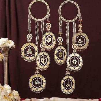 Saat vachan shubh vivah charms bangle style kaleere - set of 2 pieces 1