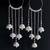 Shimmering silver ghungroo kaleere - set of 2 pieces