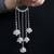 Shimmering silver ghungroo kaleere - set of 2 pieces