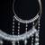 Shimmering silver ghungroo kaleere - set of 2 pieces