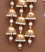 royal pearl dome bangle style kaleere - set of 2 pieces