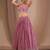 pink georgette embroidered lehenga choli with dupatta