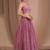 pink georgette embroidered lehenga choli with dupatta