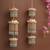 pastel pearl tiered bridal kaleere with mint bead drops - set of 2 pieces