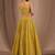 yellow georgette embroidered lehenga choli with dupatta