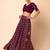maroon georgette embroidered lehenga choli with dupatta
