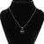 Silver whale pendant necklace for women | blue crystal ocean charm