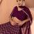 maroon georgette embroidered lehenga choli with dupatta