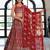 maroon georgette embroidered lehenga choli with dupatta