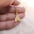Gold heart opal pendant necklace for women | elegant chain