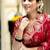 red woven art silk saree with blouse