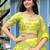 parrot green silk embroidered lehenga choli with dupatta