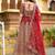 maroon silk blend embroidered lehenga choli with dupatta