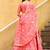 peach net embroidered lehenga choli with dupatta