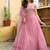 pink silk blend embroidered lehenga choli with dupatta