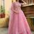 pink silk blend embroidered lehenga choli with dupatta