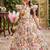 Kota chex fabric with floral printed kids lehenga choli