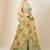 light green georgette embroidered lehenga choli with dupatta