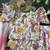 Kota chex fabric with floral printed kids lehenga choli