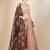 pink georgette embroidered lehenga choli with dupatta