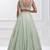 sky blue georgette embroidered lehenga choli with dupatta
