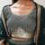 green georgette embroidered lehenga choli with dupatta