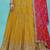 yellow georgette embroidered lehenga choli with dupatta