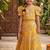 Kota chex fabric with floral printed kids lehenga choli
