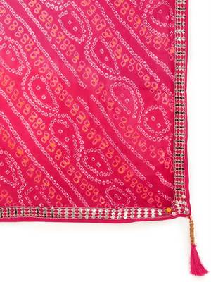 yellow georgette embroidered lehenga choli with dupatta 5