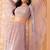 baby pink georgette embroidered lehenga choli with dupatta