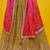 olive georgette embroidered lehenga choli with dupatta