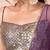 purple georgette embroidered lehenga choli with dupatta