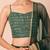 green georgette embroidered lehenga choli with dupatta