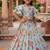 Kota chex fabric with floral printed kids lehenga choli