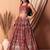 maroon georgette embroidered lehenga choli with dupatta