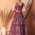 rani pink georgette embroidered lehenga choli with dupatta