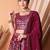rani pink georgette embroidered lehenga choli with dupatta