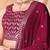 rani pink georgette embroidered lehenga choli with dupatta