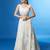 white net embroidered lehenga choli with dupatta